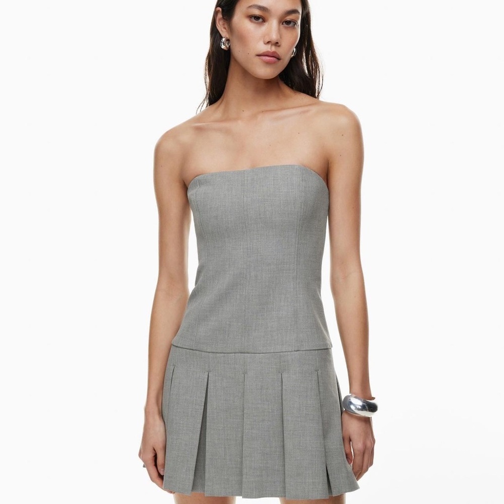 NWT CHRISTIAN LACROIX Gray mini tenis prep Dress